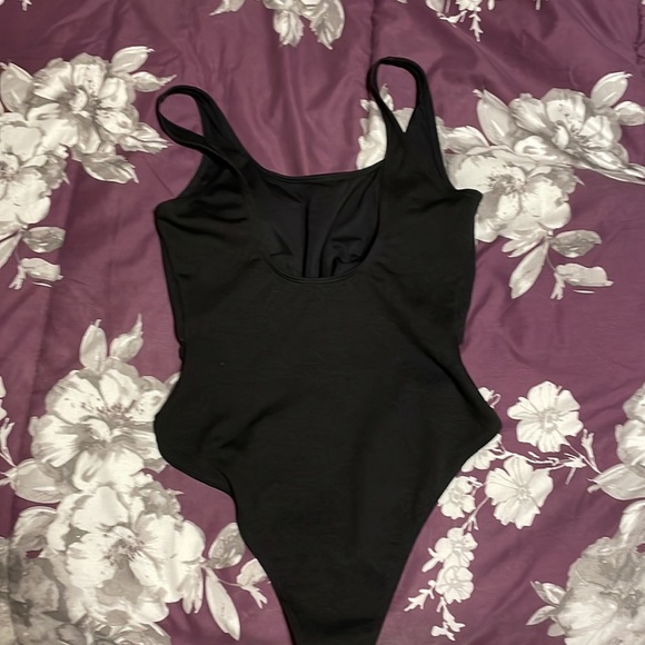 Black one piece swimsuit.  size L from Zaful - Picture 3 of 3